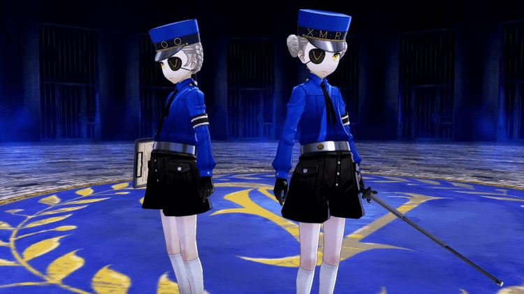 caroline and justine vs secret jailer bosses persona 5 