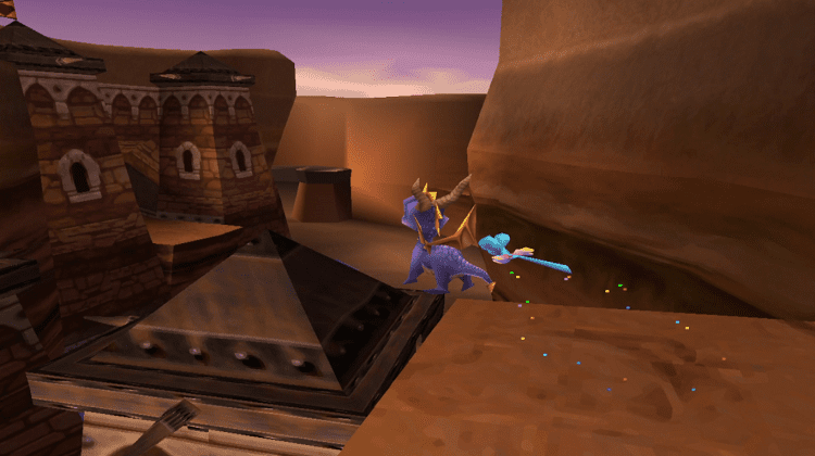 Dry canyon spyro прохождение