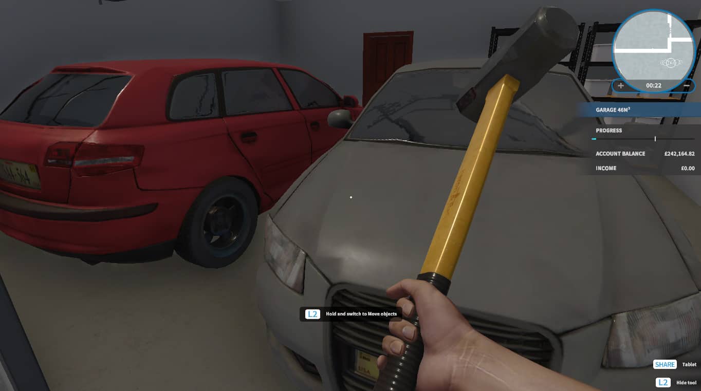 House Flipper Trophy car mechanic